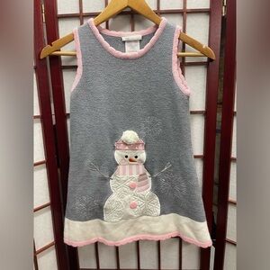Bonnie Jean Kid's Snowman Dress Size 6